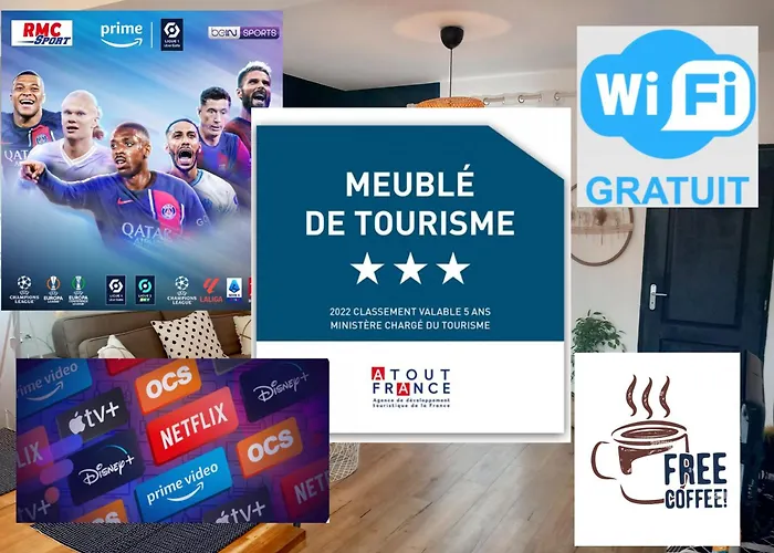 Côte D'opale - Maison Cocooning Classé 3 étoiles Hébergement de vacances Marquise